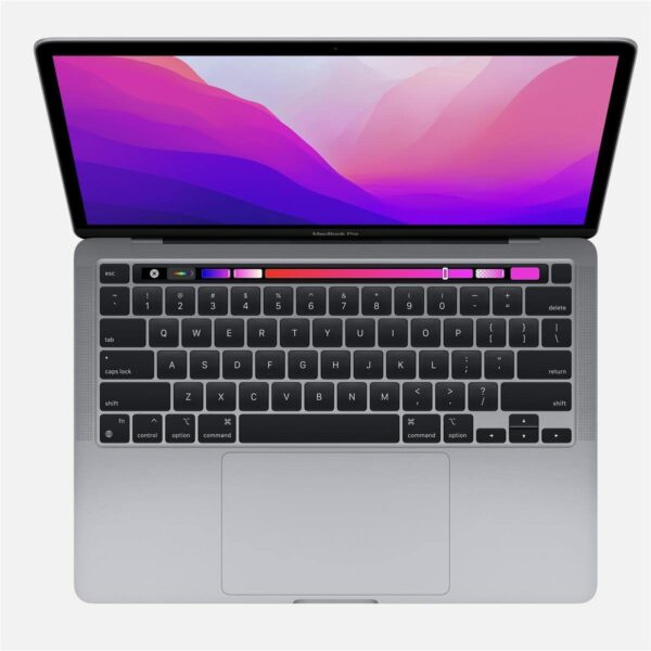 Apple MacBook Pro 13.3-inch with Retina display, M2 chip with 8-core CPU and 10-core GPU, 24GB memory, 2TB SSD, Space Gray, Mid 2022 - Image 2