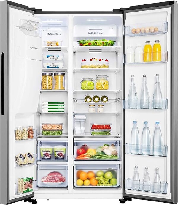 Fridge Freezer / NoFrostPlus / Inverter Compressor / Ice Water Dispenser / HolidayMode / 178.6 cm / Fridge Capacity 371 l / Freezer Capacity 191