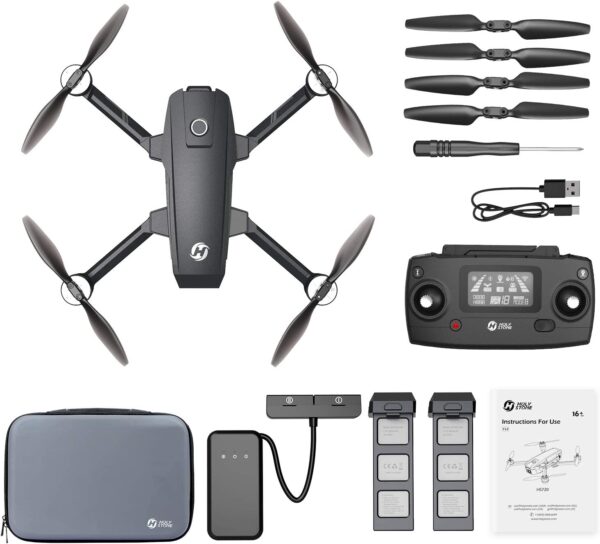 Holy Stone HS720E GPS Drone with 4K EIS UHD 130°FOV Camera for Adults Beginner, FPV Quadcopter with Brushless Motor, 2 Batteries 46 Min Flight Time, 5GHz Transmission, Smart Return Home, Follow Me - Image 6