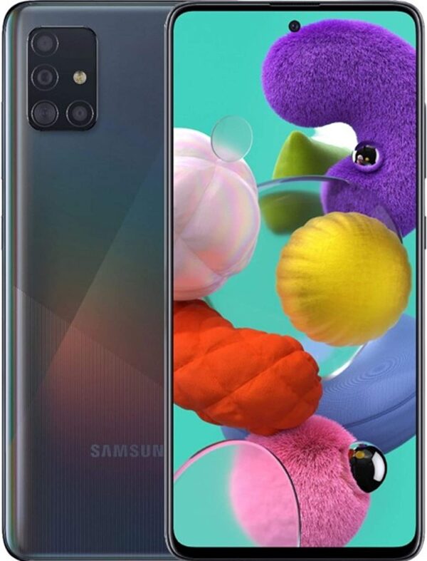 Samsung Galaxy A51 SM-A516U 5G Fully Unlocked - 128GB - Prism Crush Black - (Renewed)