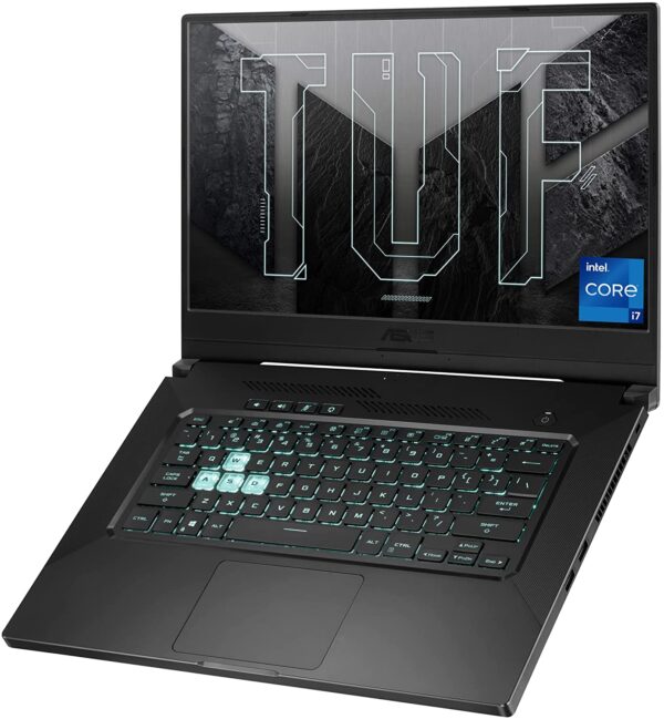 ASUS TUF Dash 15 (2021) Ultra Slim Gaming Laptop, 15.6” 144Hz FHD, GeForce RTX 3050 Ti, Intel Core i7-11370H, 8GB DDR4, 512GB PCIe NVMe SSD, Wi-Fi 6, Windows 10, Eclipse Grey Color, TUF516PE-AB73 - Image 9