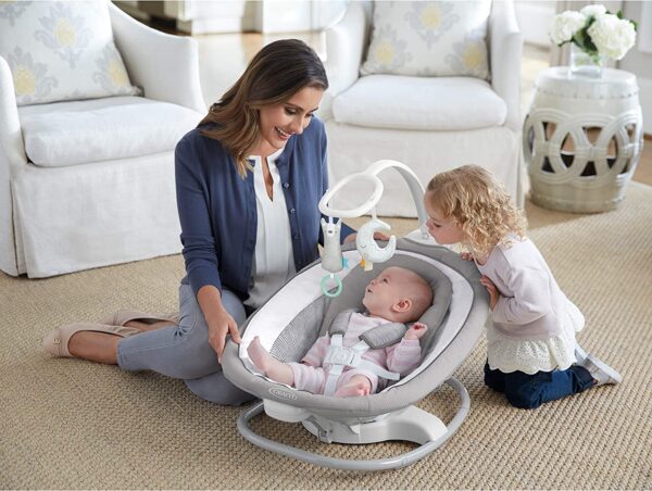 Graco Sense2Soothe Baby Swing with Cry Detection Technology, Sailor - Image 7