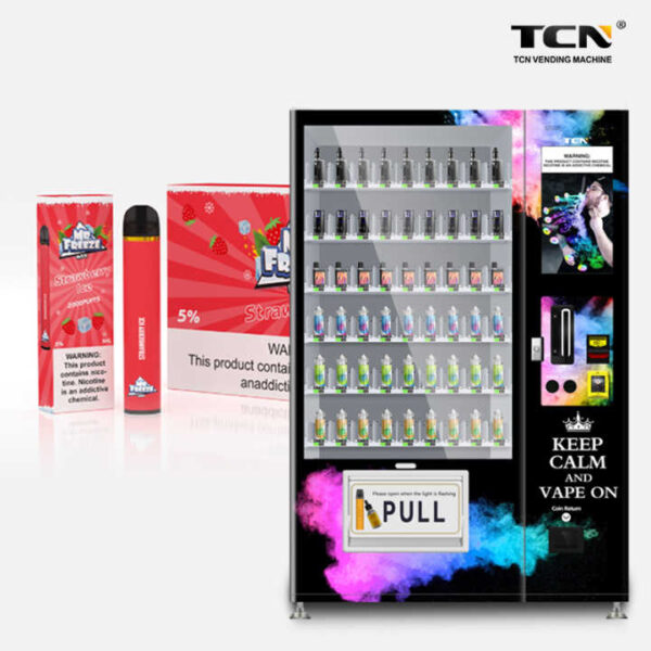 TCN 24 Hours Self-service Vape E-cigarette Vending Machine With Age Verification - Image 4