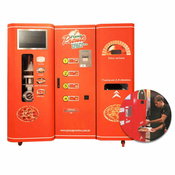 Outdoor Self-service Pizza Vending Machines Cooking Hot Food Fully Automatic - Image 3