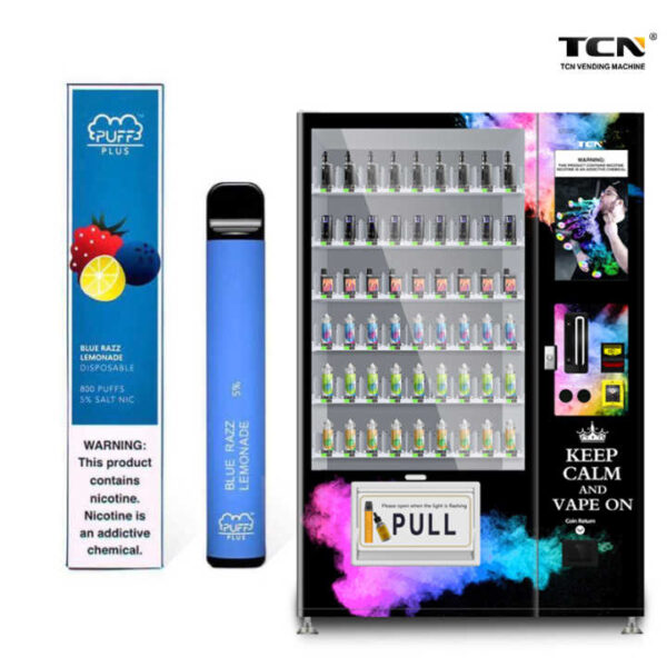 TCN 24 Hours Self-service Vape E-cigarette Vending Machine With Age Verification - Image 5