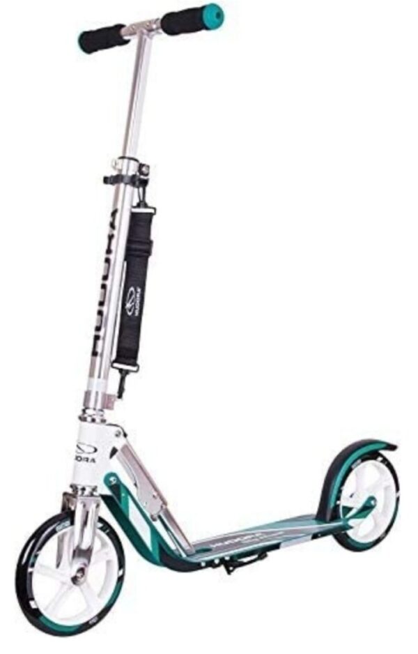 HUDORA 205 – Folding scooter for adults, 2 large polyurethane wheels - Image 2