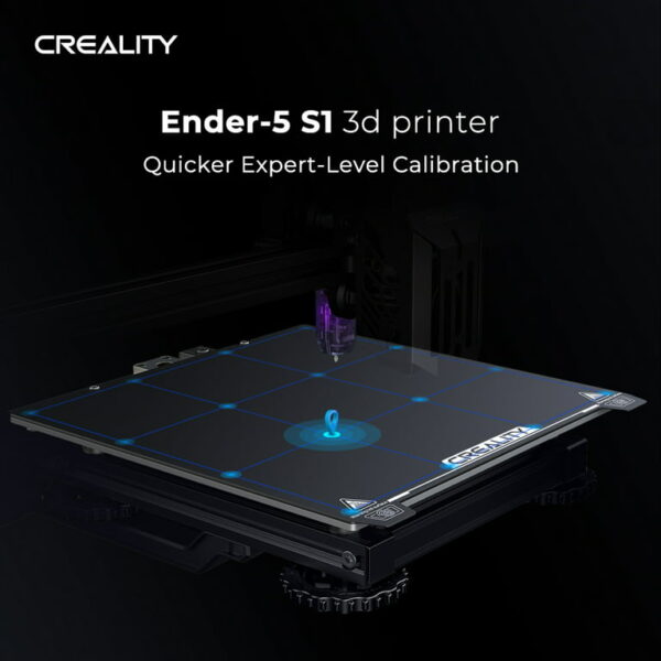 CREALITY 3D Ender 5 S1 3D Printer, FDM 3D Printer/Auto Leveling-250mm/s Fast Print Speed/with Sprite Dual Gear Direct Extruder and CR Touch/with 4.3'' Color Touchscreen, 220x220x280mm - Image 2