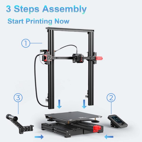 Creality Ender 3 Max Neo 3D Printer, Upgrade Large Size FDM 3D Printers with CR Touch Auto Leveling Bed, Filament Sensor, Z-axis Double Screw, Printing Size 11.8x11.8x12.5 inch - Image 3