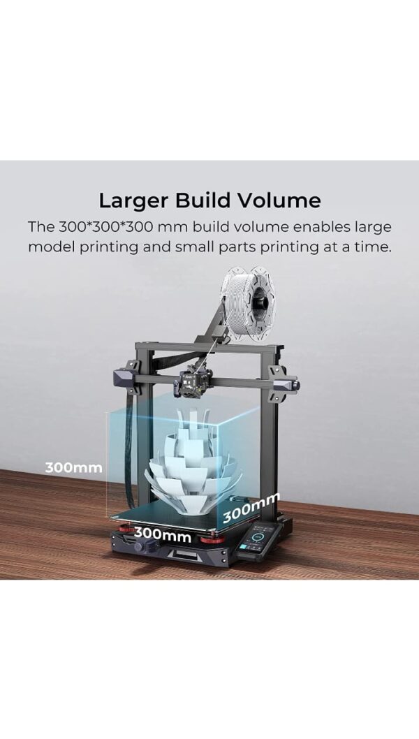 Creality Ender 3 S1 Plus 3D Printers with CR Touch Auto-Leveling High Precision Dual Z-axis Sprite Direct Dual-Gear Extruder Silent Plate FDM 3D Printer for Beginners Print Size 11.81x11.81x11.81inch - Image 3