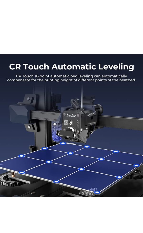 Creality Ender 3 S1 3D Printer with Direct Drive Extruder CR Touch Auto Leveling High Precision Double Z-axis Screw Silent Board Printing Size 8.6X8.6X10.6in, Upgrade Ender 3 V2 for Beginners - Image 2