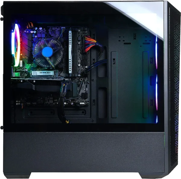 CyberpowerPC Gamer Xtreme VR Gaming PC, Intel i5-10400F 2.9GHz, GeForce GTX 1660 Super 6GB, 8GB DDR4, 500GB NVMe SSD, Wi-Fi Ready & Windows 10 Home (GXiVR8060A10) - Image 2