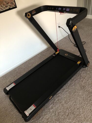 Smart Home Treadmill, Gym Tools, Free Installation Mute Foldable Mini Treadmill photo review