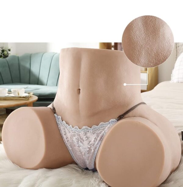 MoiDol 60.23 lb Lifelike Sex Doll Male Super Fat Masturbator Stroker Realistic Pocket Pussy Ass Butt with Vagina Anus Sex Love Doll Male Sex Toy for Men Masturbation - Image 6