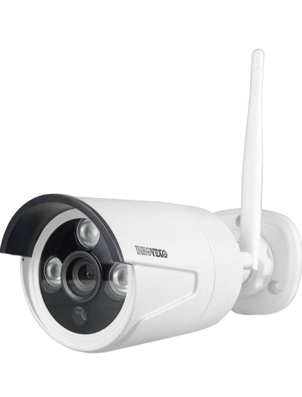 Inkovideo INKO-AL3003-4 WLAN Surveillance Set with Integrated 30.48 cm (12 Inch) Monitor and 4 x 3 MP Security Cameras - Image 3