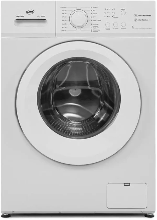 Daya, Washing Machine DSW-61021 Front Loader, Slim, Depth 44 cm, 6 kg, 1000 Revolutions, Energy Class E